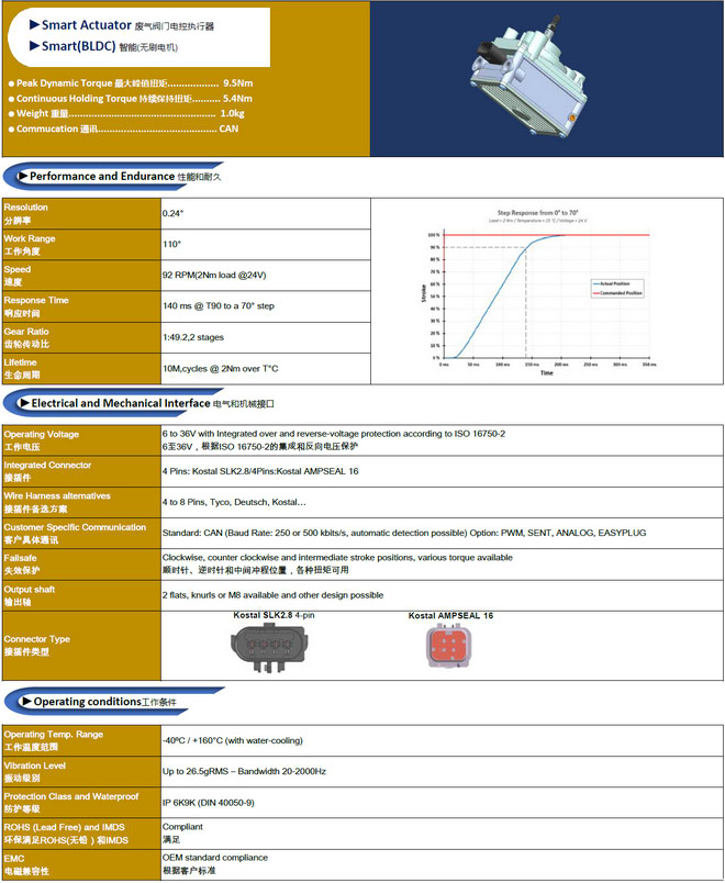 F-DIESEL Turbo E-Actuator Gasonline Application